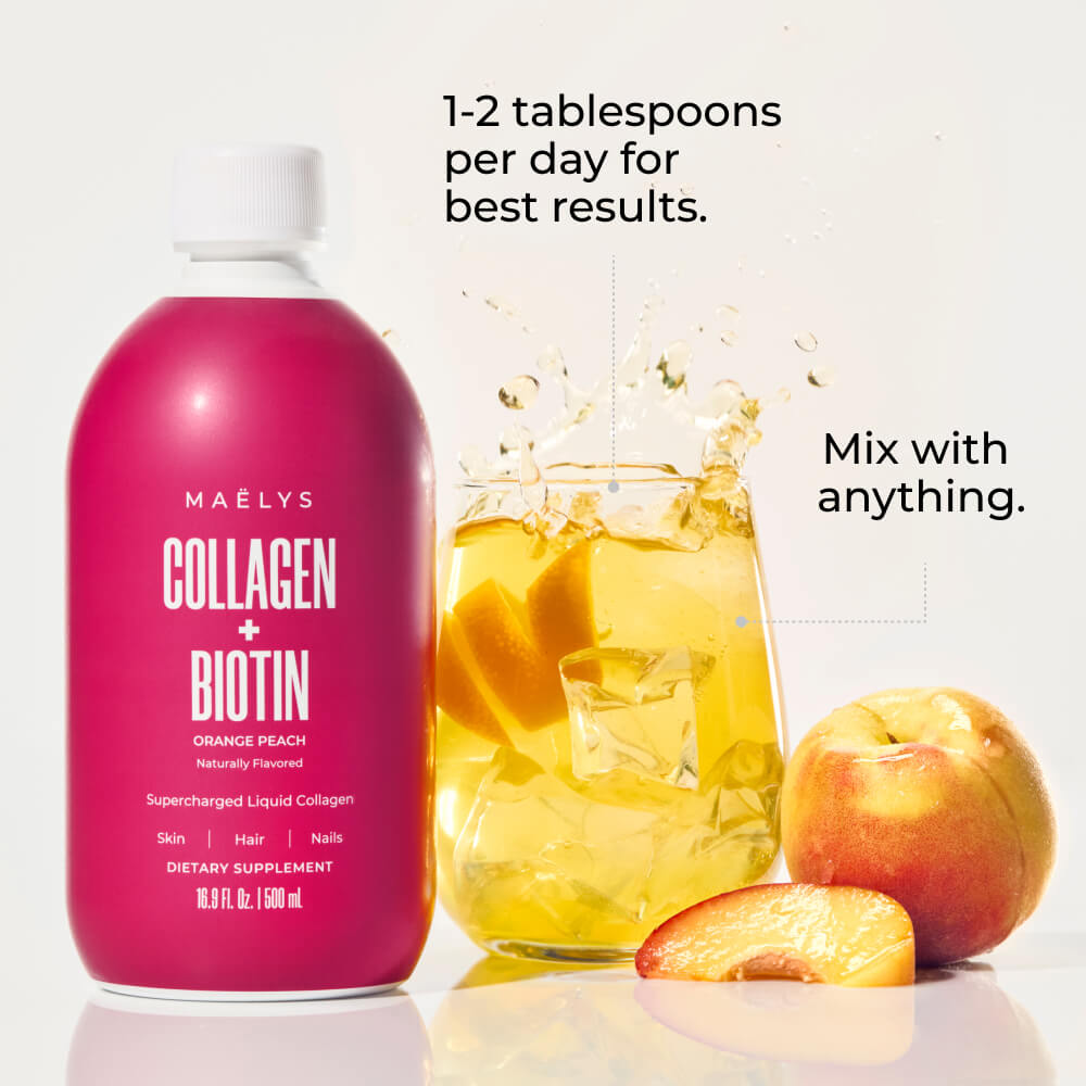 COLLAGEN + BIOTIN Super Charged Liquid Collagen | MAЁLYS®