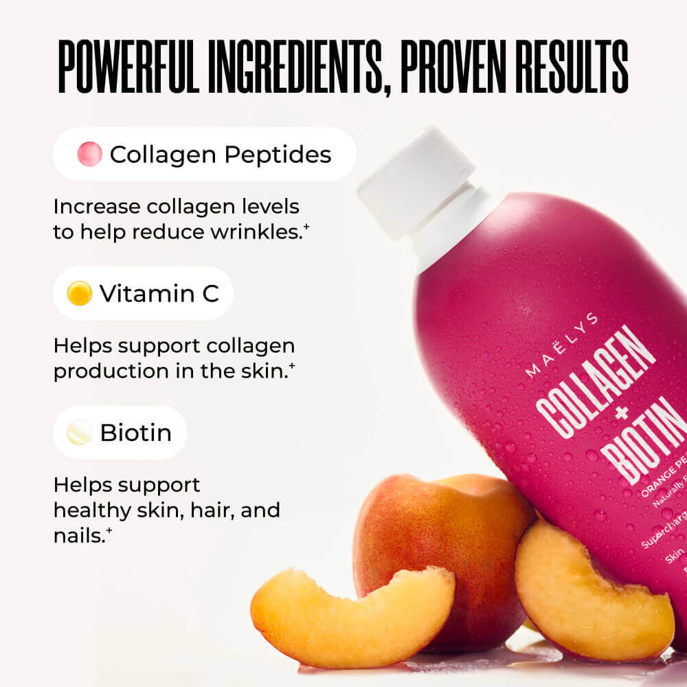 COLLAGEN + BIOTIN Super Charged Liquid Collagen | MAЁLYS®