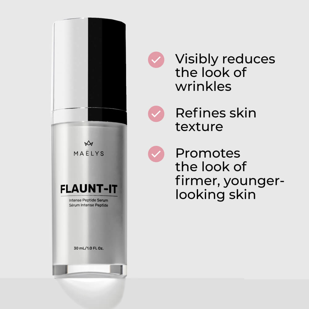 FLAUNT-IT Intense Peptide Serum for Dry Skin | MAЁLYS®